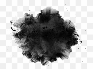 Download Explosion Texture Png - Black Color Smoke Overlay