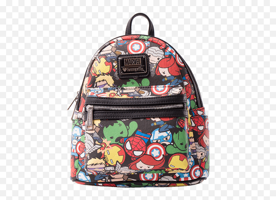 Marvel - The Avengers Kawaii Loungefly Mini Backpack Zing Marvel Loungefly Mini Backpack Png,Mochila Oakley Small Icon Backpack