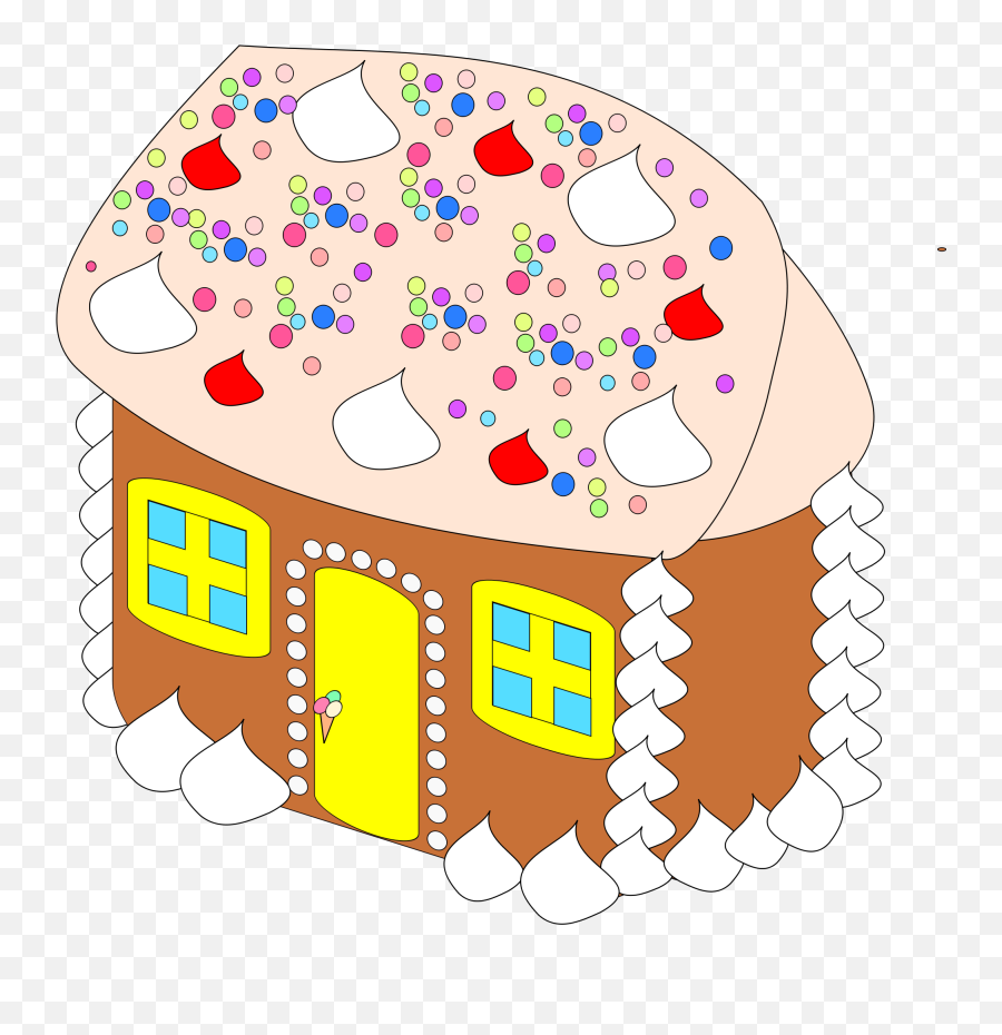 Houses Clipart Cow Transparent Free For Download - Hansel And Gretel Witch House Cartoon Png,House Clipart Transparent