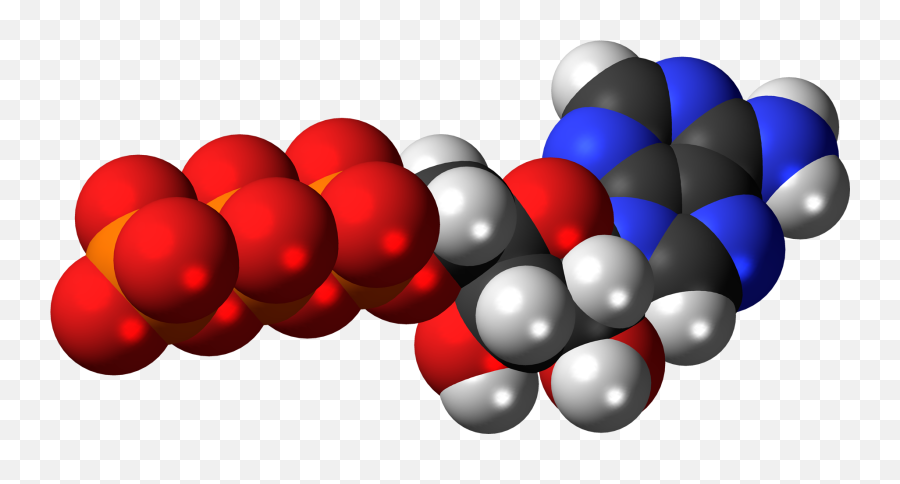 Fileadenosine - Triphosphateanion3dspacefillpng Adenosine Triphosphate Png,Energy Ball Png