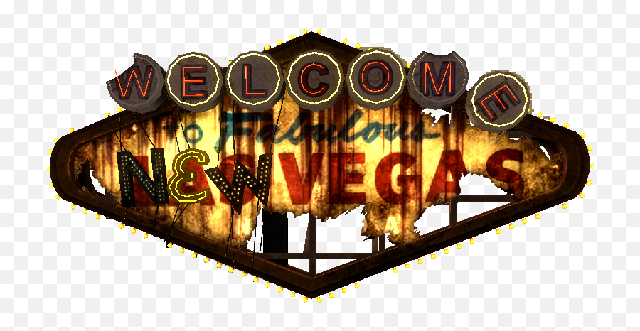 Fallout New Vegas Logo Png 5 Image - Welcome To New Vegas,Fallout New Vegas Logo