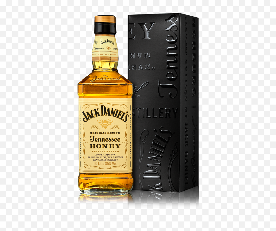1 Litre Jack Daniels Tennessee Honey - Jack Daniels 1 Litre Honey Png,Jack Daniels Png