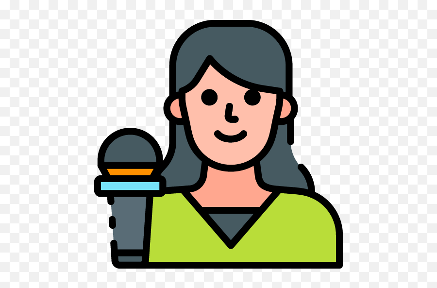 Reporter Icon Png Color Free Pik Aesthetic - For Adult,Reporter Icon