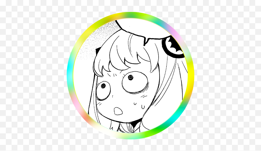 Anya Reaction Faces Collection - Dot Png,Popuko Icon