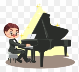 Grand Piano Icon - Download in Glyph Style Musica Clasica Dibujo Animado png