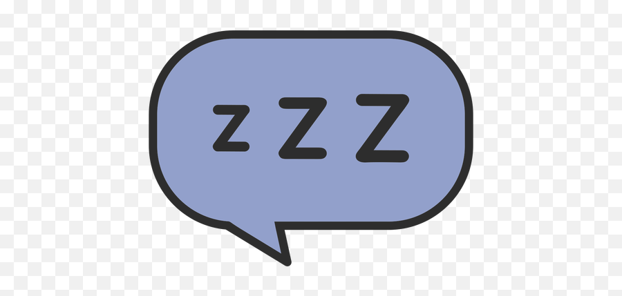 Sleeping Speech Bubble Color Stroke Transparent Png U0026 Svg Vector - Solid,Zzz Icon