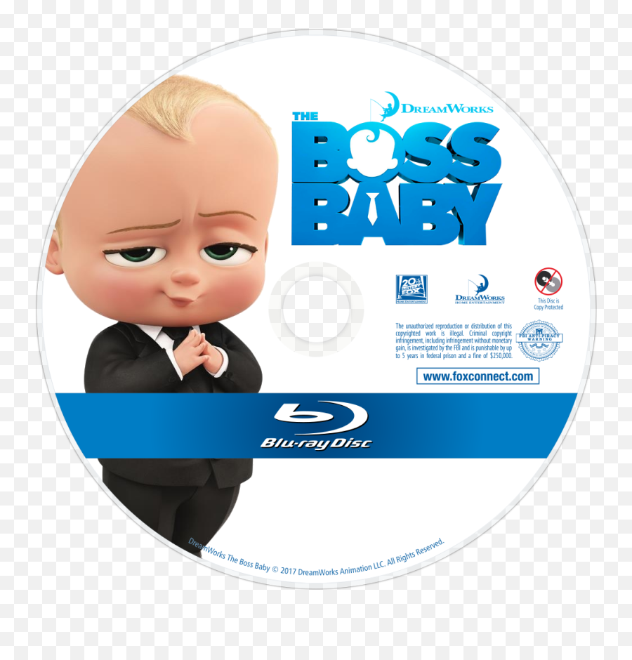 The Boss Baby Bluray Disc Image - Boss Baby Alec Baldwin Boss Baby Blu Ray Discs Png,Boss Baby Transparent