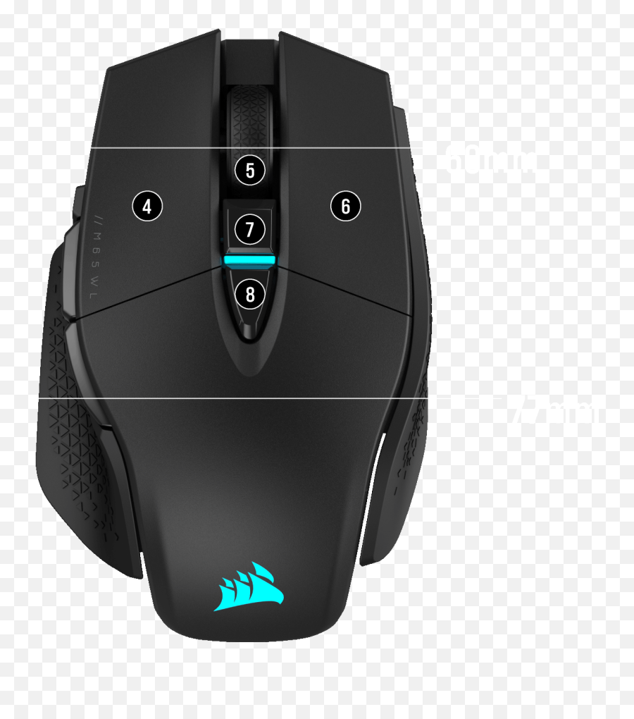 M65 Ultra Gaming Mouse - Corsair M65 Ultra Png,Wireless Device Icon