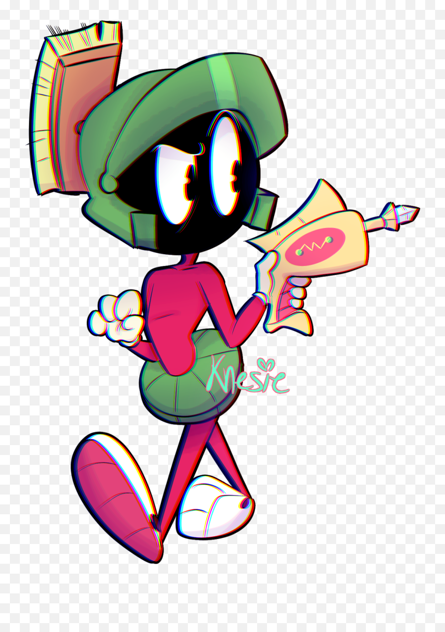 Martian Looney Tunes - Marvin The Martian Fan Art Png,Marvin The Martian Png