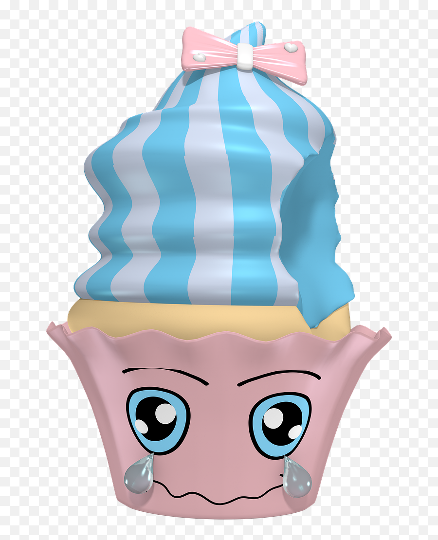 Cupcake Cake Kawaii - Free Image On Pixabay Cup Cake Sad Png,Shopkins Icon