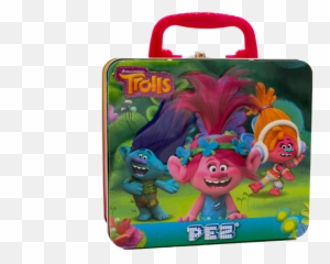 Dreamworks Pez Trolls Gift Tin - Fictional Character png