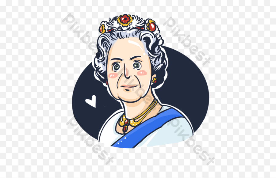 Queen Elizabeth Icon Psd Free Download - Pikbest Queen Elizabet Transparent Png,Queen Icon