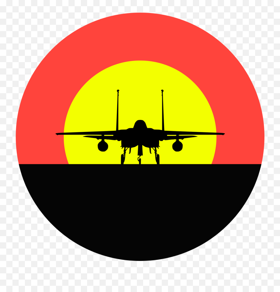 Horizon Sunset Silhouette - Fighter Jet Logo Png,Fighter Jet Png