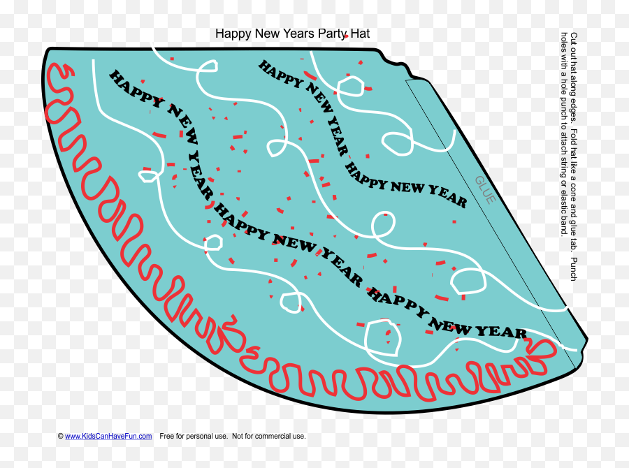 Download New Years Party Hat - Party Png Image With No Diagram,New Years Hat Transparent