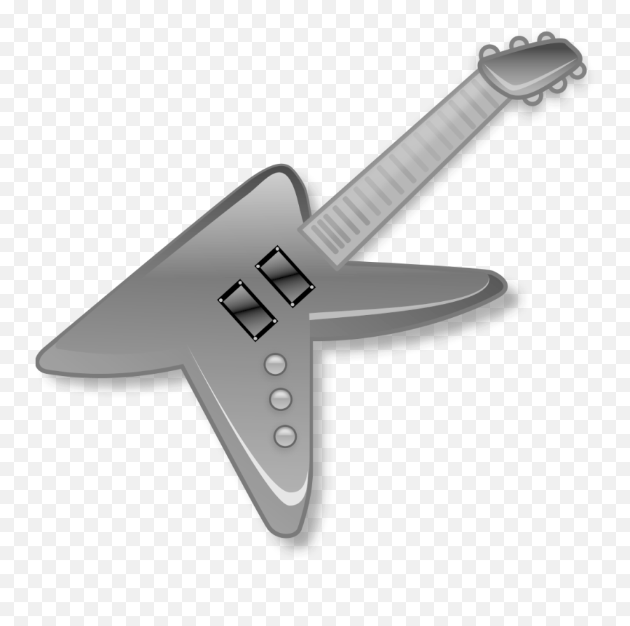 Filecrystal Clear App Kguitar Blacksvg - Wikimedia Commons Png,Electric Guitar Icon Cartoon