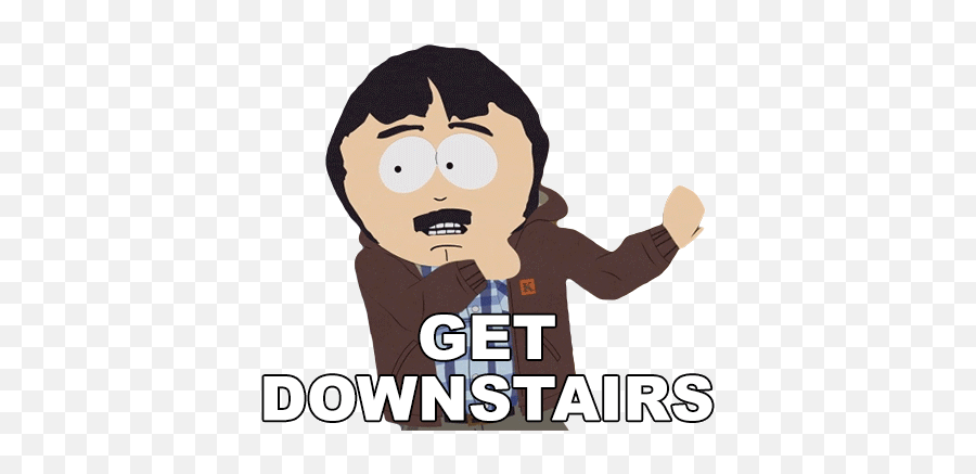 Get Downstairs Randy Marsh Sticker - Get Downstairs Randy Png,Downstairs Icon