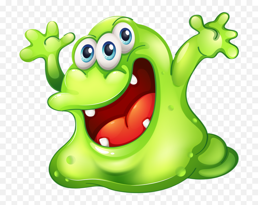 Download Png Funny Monsters And Album Cartoon - Green Slime Green Slime Monster,Green Slime Png