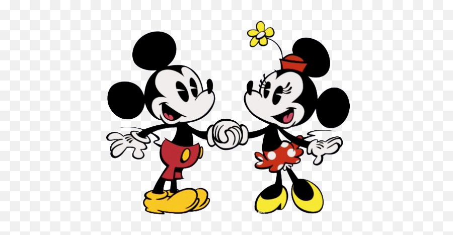 25 Fun Minnie Mouse Png Mickey Images - Mickey Mouse And Minnie Mouse Holding Hands,Mickey Mouse Png Images