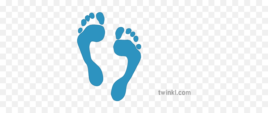 Footprints Illustration - Twinkl Aas Paas Png,Foot Prints Png