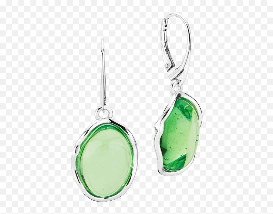Aurora Green Amber And Silver Earrings - Earrings Png,Aurora Png