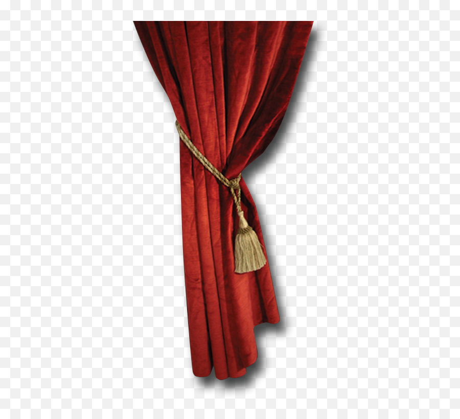 Download Hd Red Curtain Png Source - Curtain Single Png Red Curtains,Curtain Png