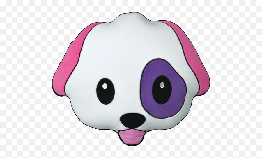 Emoji Dog Scented Embroidered Pillow - Pillow Png,Dog Emoji Png