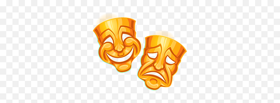 Mime Drawing Theatrical Mask - Teatro Simbolo Png,Drama Masks Png
