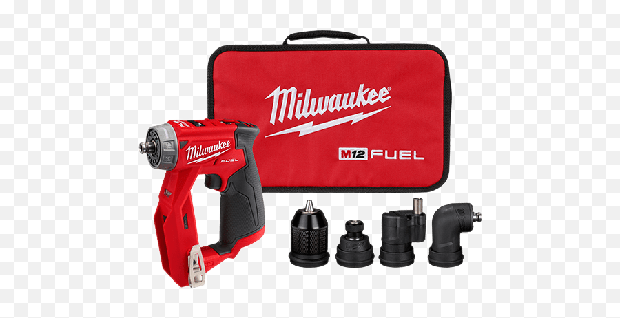 M12 Fuel Installation Drilldriver Kit 4 - In1 Milwaukee Tool M12 Installation Drill Driver Png,Holding Gun Transparent