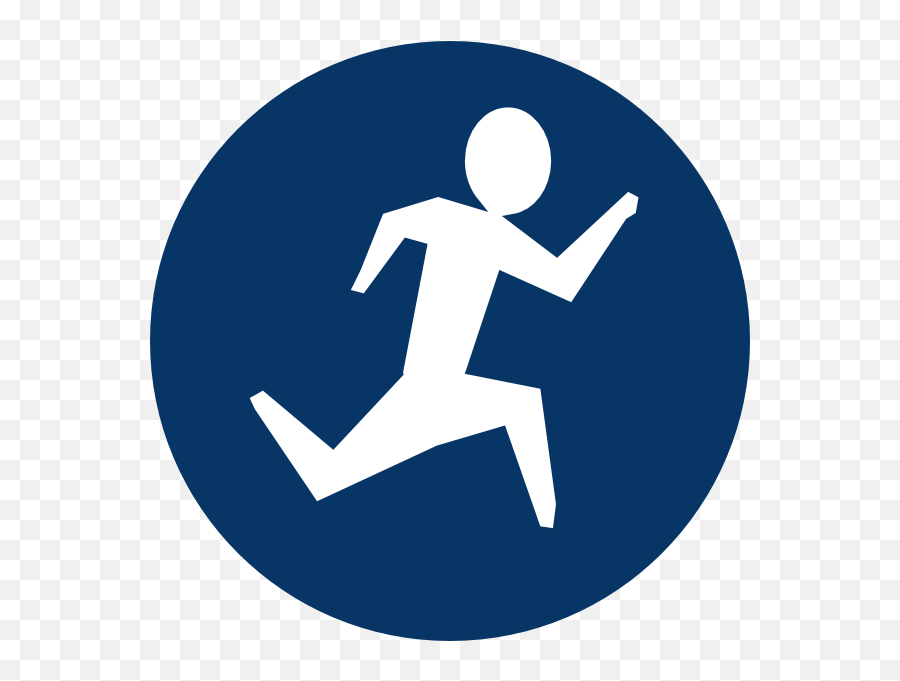 Download How To Set Use Blue Running Man Icon Png Image - Digibyte Coin,Running Man Logo