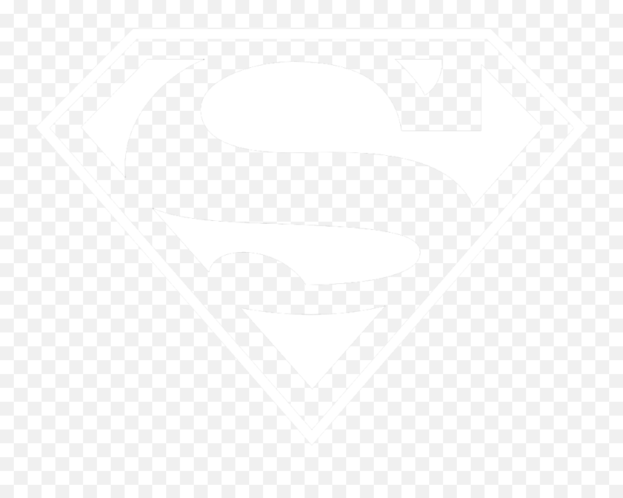 Black And White Superman Logo - Superman Symbol Black And White Png,Superman Logo Images