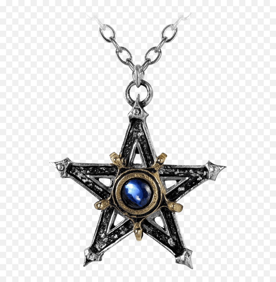 Pentacle Png - Medieval Pentacle Necklace Alchemy Gothic Goth Accessories Png,Pentacle Png