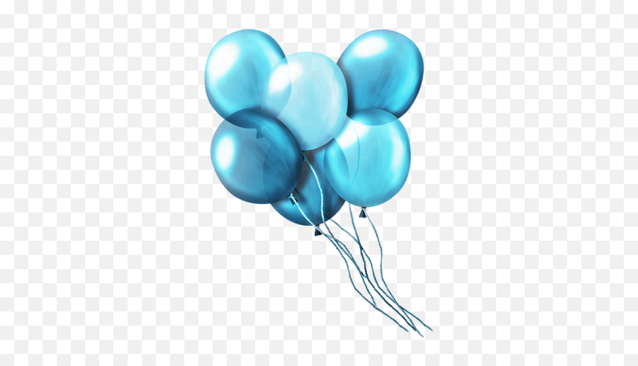 Birthday Wishes Greetings Art - Blue Blue Balloons Transparent Background Clipart Png,Blue Balloons Png