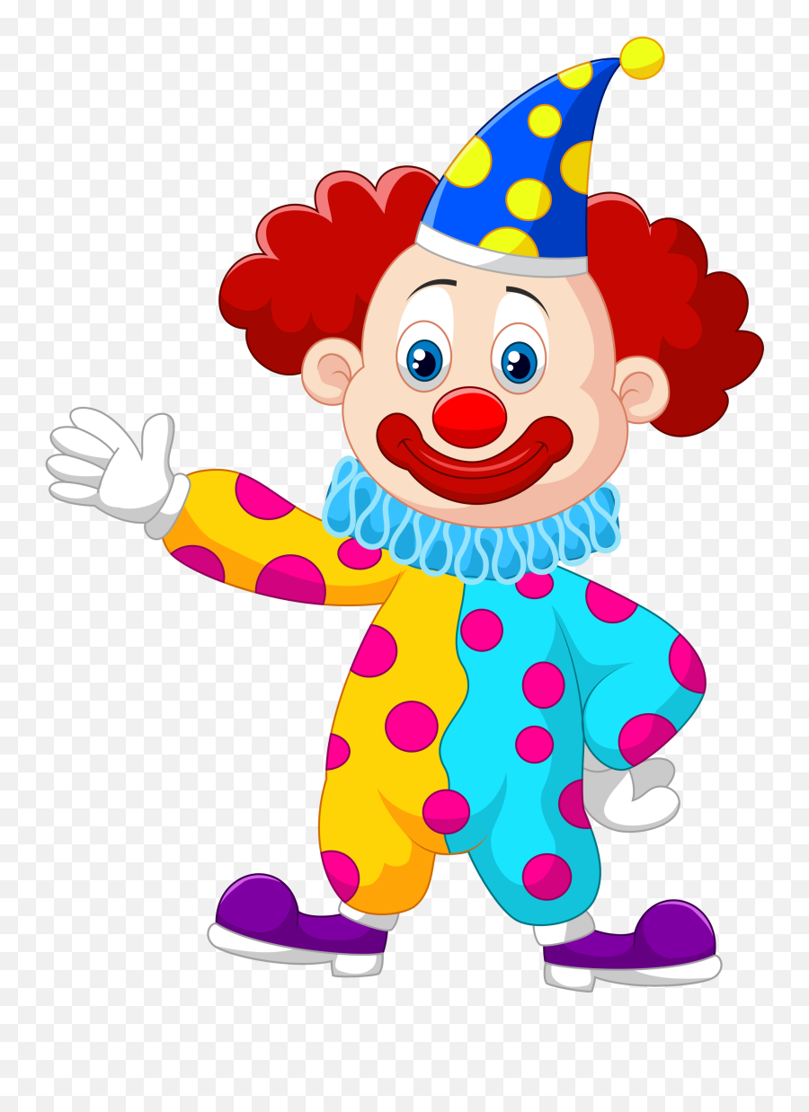 Animals In Circus Animated Clipart - Clown Cartoon Png,Clown Transparent