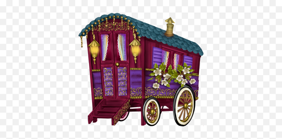 Kazcreations Transport Gypsy Caravan Wagon - Gypsy Wagon Png,Wagon Png