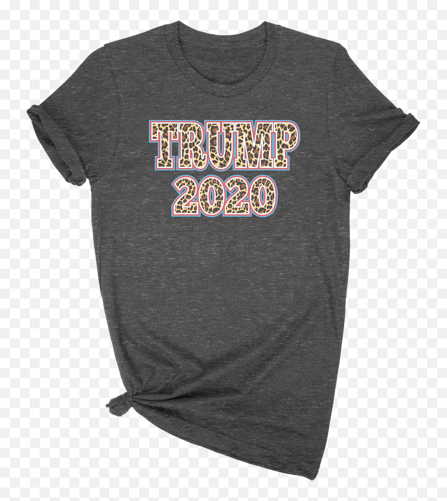 Ladies Trump 2020 Leopard Print Tshirt U2013 Infideltees - Active Shirt Png,Trump 2020 Png