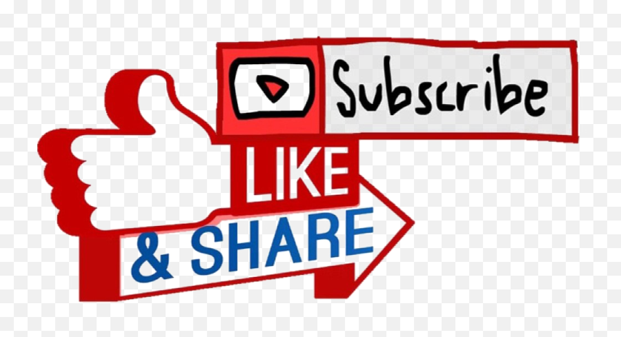 Youtube Subscribe Button Transparent - Like And Subscribe Button Png,Youtube Like Button Transparent