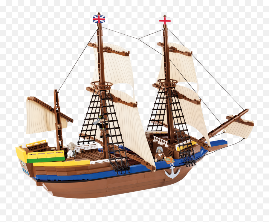 Mayflower Ii Plymouth Pilgrims Ship - Ship Png Download Cobi 21077,Ship Transparent