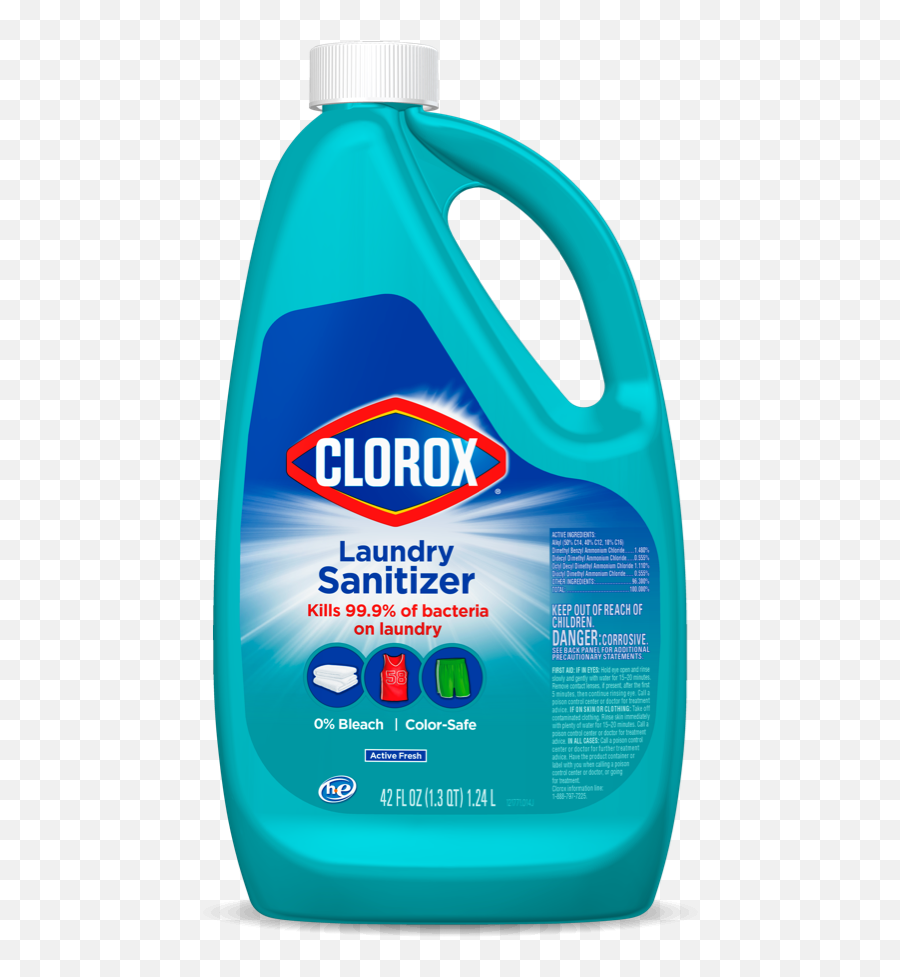 Clorox Laundry Sanitizer - Clorox Fabric Odor Remover Png,Clorox Png
