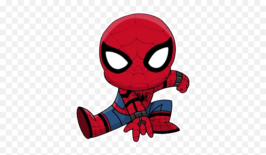 Telegram Sticker - Chibi Spiderman Png,Spiderman Homecoming Png