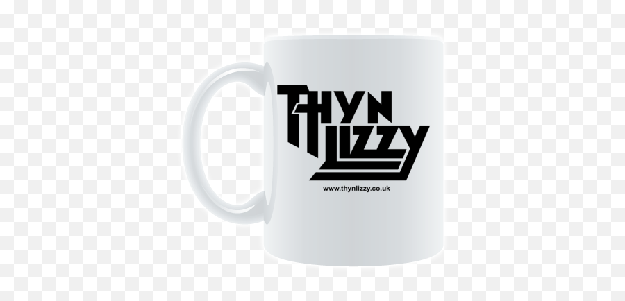 Thyn Lizzy Logo Coffee Mug - Serveware Png,Thin Lizzy Logo
