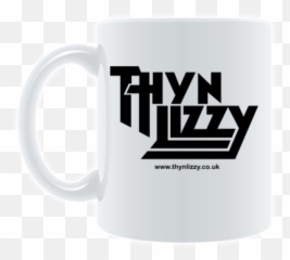 Thyn Lizzy Logo Coffee Mug - Serveware Png,Thin Lizzy Logo