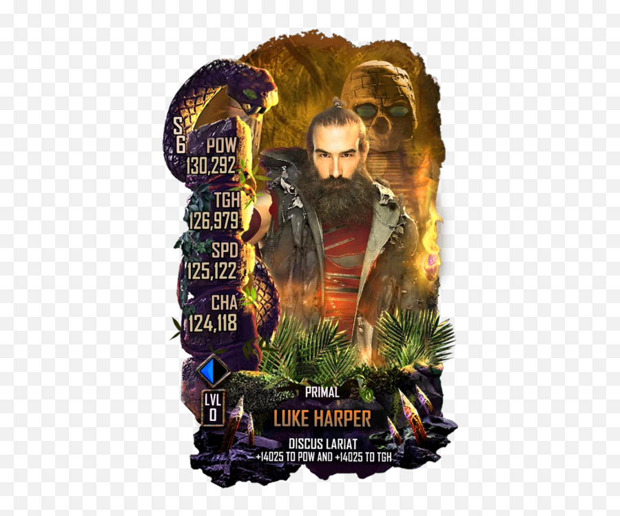 Luke Harper - Roman Reigns Wwe Supercard Png,Luke Harper Png