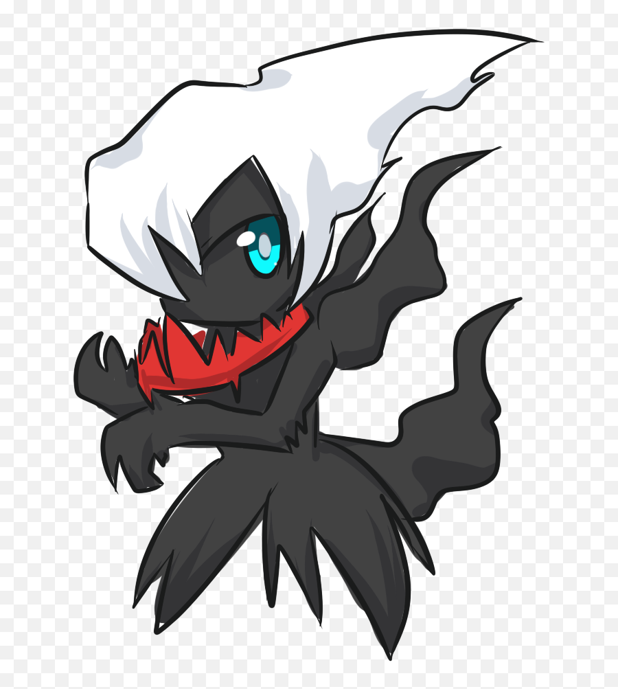 Download Darkrai Drawing Creepy - Cute Darkrai Png,Darkrai Png