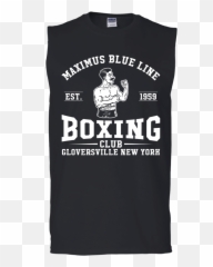 Maximus Blue Line Boxing Club Sleeveless T - Shirt Tema Istanbul png