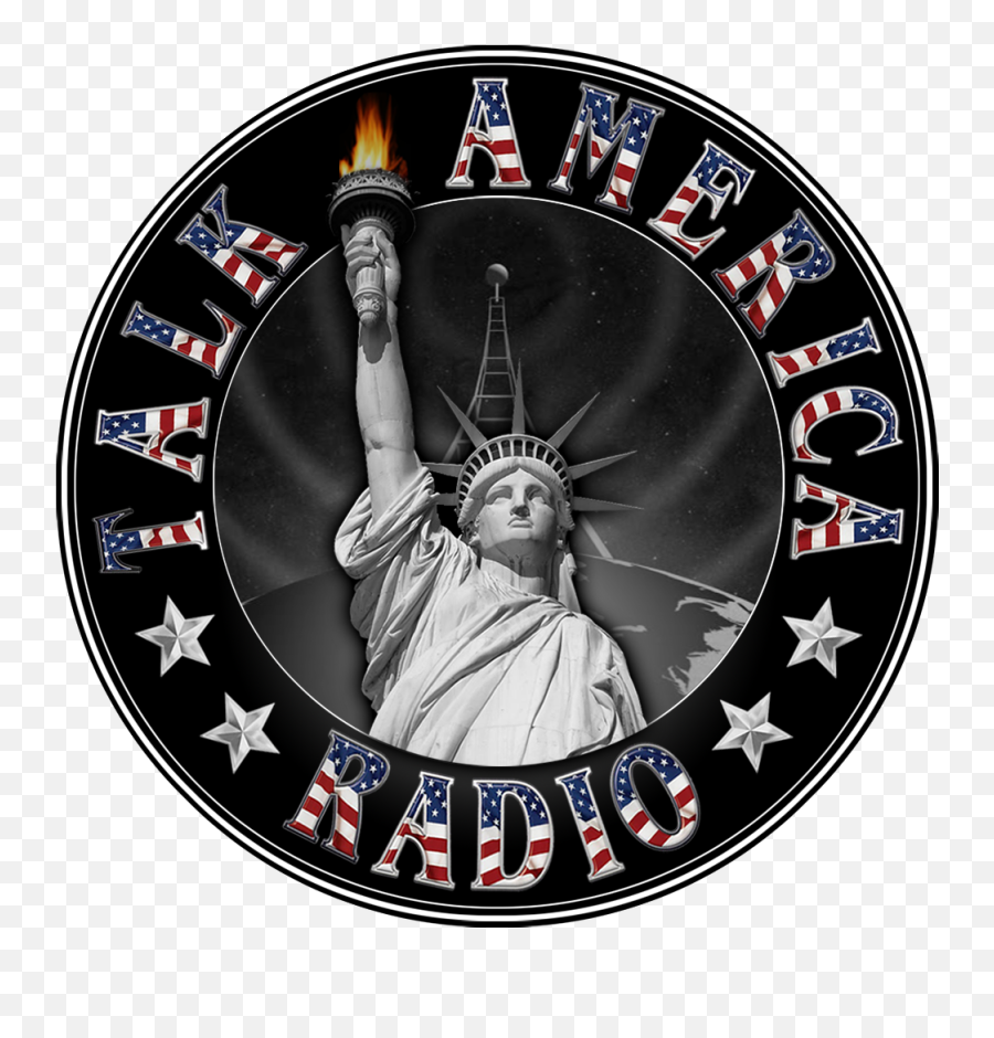 Download Talk America Radio Medallion Logo 1000 X - Talk America Radio Png,Statue Of Liberty Logo