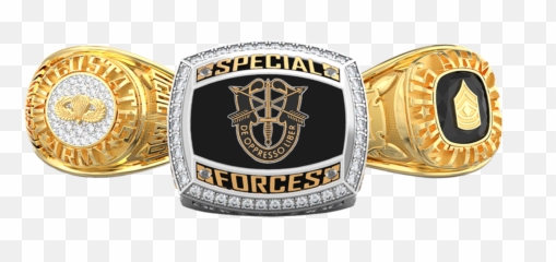 Completely Custom Military Rings - Signature Champions Solid png