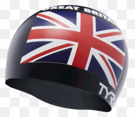 Tyr Great Britain Silicone Adult Swim Cap - For png