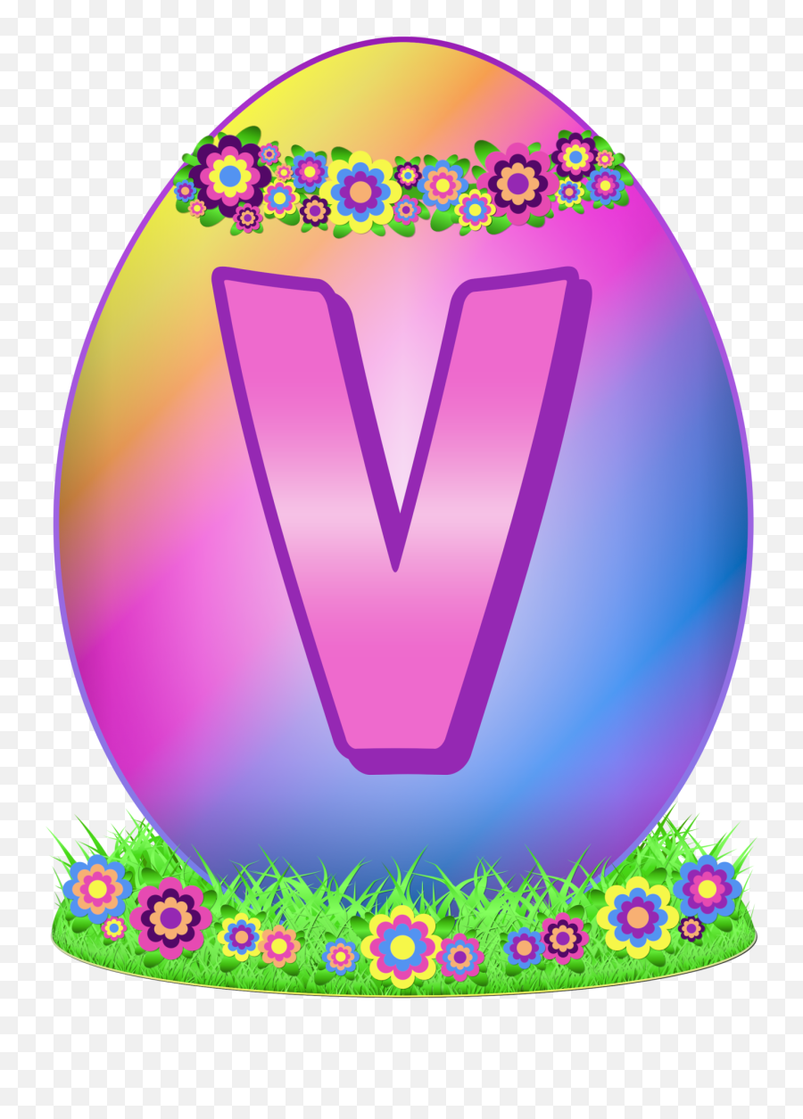 Easter Egg Letter V Free Stock Photo - Public Domain Pictures Easter Egg Letter Png,Letter V Png