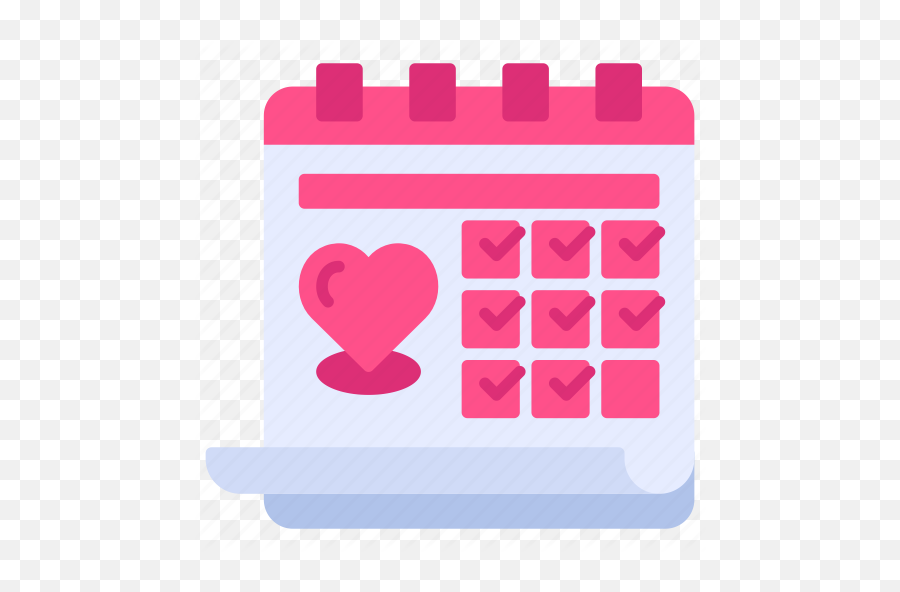 Calendar Date Event Heart Love Schedule Valentine Day Icon - Download On Iconfinder Heart Png,Valentines Day Icon