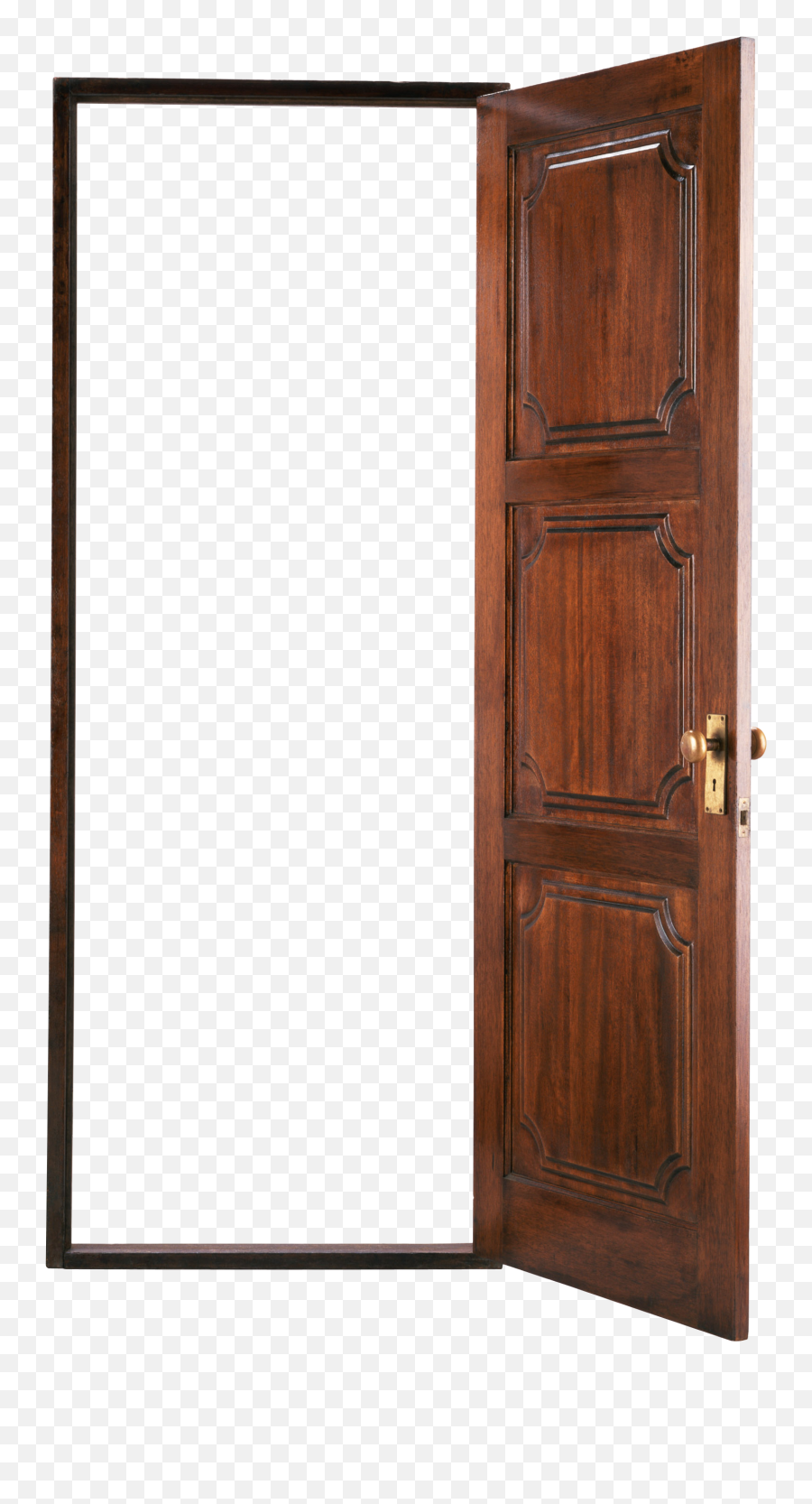 Door Png Images Wood Open - Clip Art Transparent Door,Doorway Png